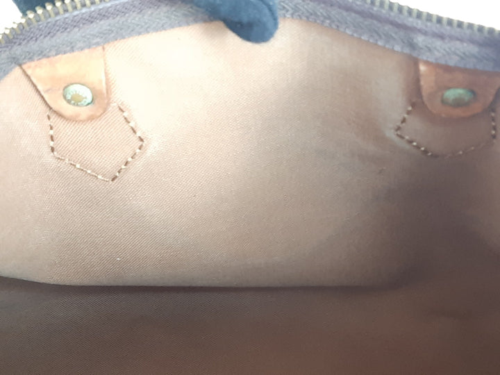 Louis Vuitton Speedy 35 Monogram Boston Hand Bag Purse SA821 Padlock Key15