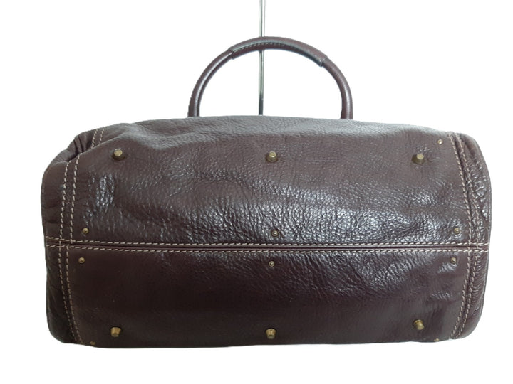 Chloe Paddington Brown Glod Padlock Key Women's Hand Shoulder Bag2