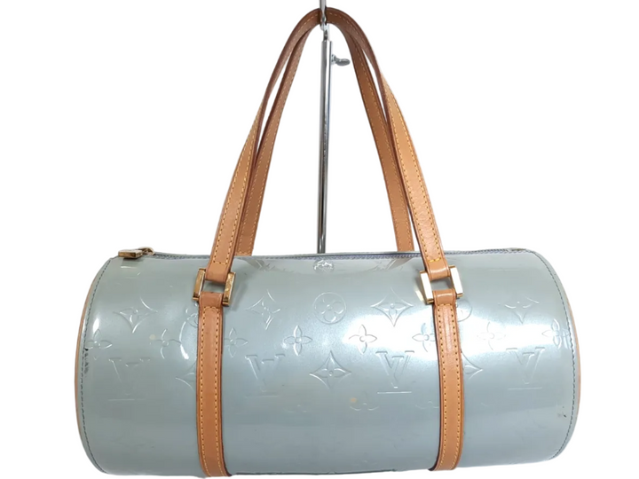 Louis Vuitton Vernis Bedford Hand Bag M91309 Vernis Monogram Blue VI00730