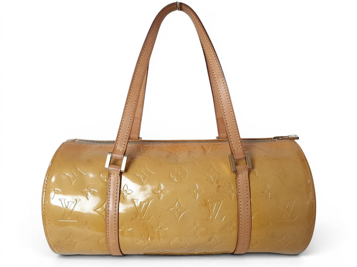 Louis Vuitton Vernis Bedford Hand Bag M91006 Vernis Monogram Yellow Louis VI19190