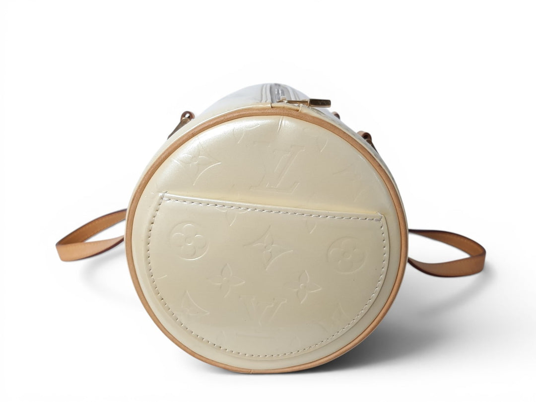 Louis Vuitton Vernis Bedford Hand Bag M91006 Vernis Monogram Yellow VI00957