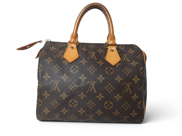 Louis Vuitton Monogram Speedy 25 M41528 Boston Bag Hand Bag TH09572