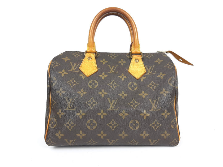 Louis Vuitton Monogram Speedy 25 M41528 Boston Bag Hand Bag SP00741