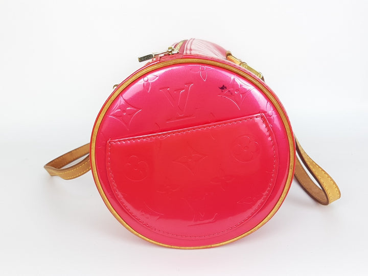 Louis Vuitton Vernis Bedford Hand Bag M9133F Vernis Monogram Pink VI10127