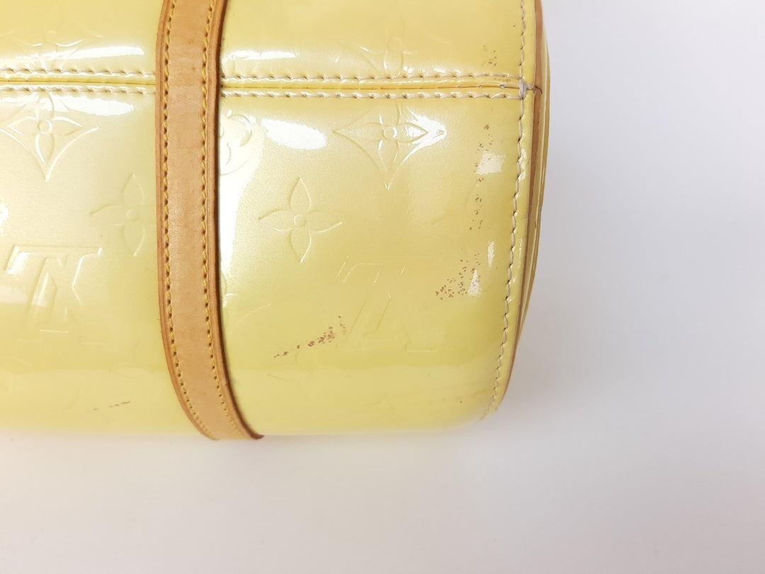 Louis Vuitton Vernis Bedford Hand Bag M91006 Vernis Monogram Yellow VI006510