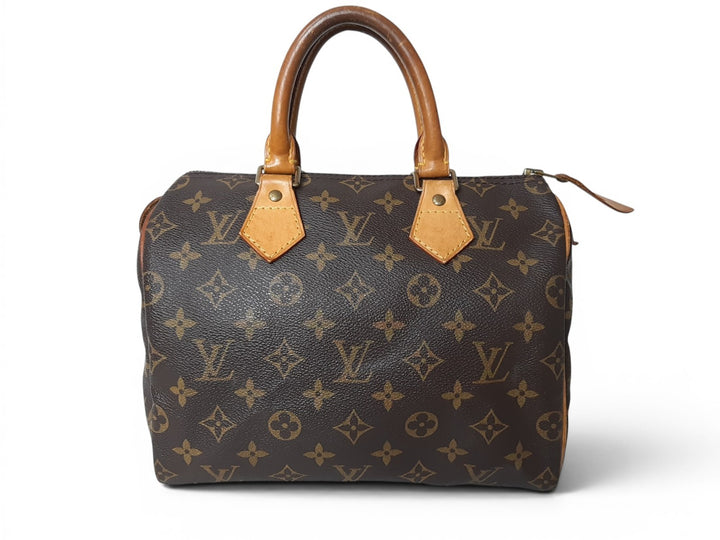 Louis Vuitton Monogram Speedy 25 M41528 Boston Bag Hand Bag TH09571