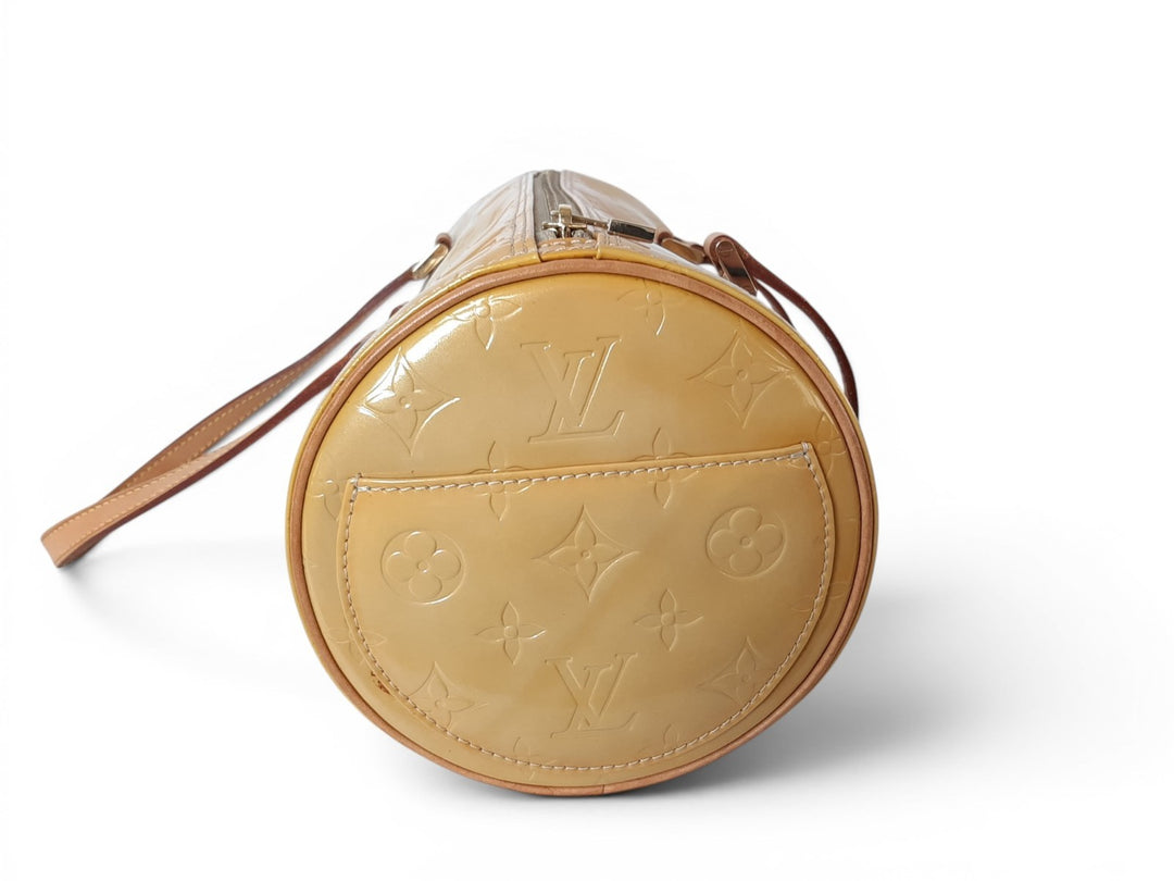 Louis Vuitton Vernis Bedford Hand Bag M91006 Vernis Monogram Yellow Louis VI19092