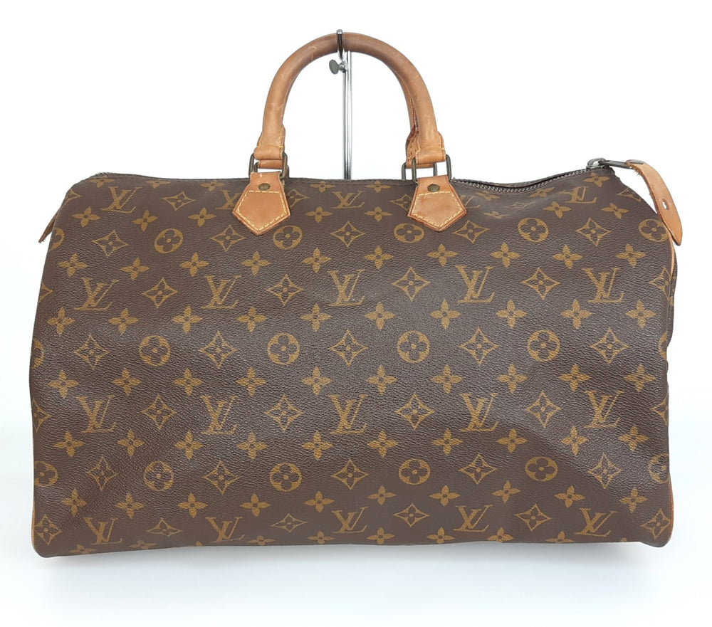 Louis Vuitton Monogram Speedy 40 M41522 Boston Hand Bag SA Padlock NO key1