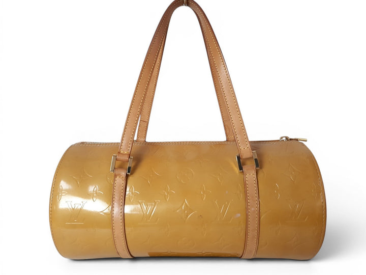 Louis Vuitton Vernis Bedford Hand Bag M91006 Vernis Monogram Yellow Louis VI19181