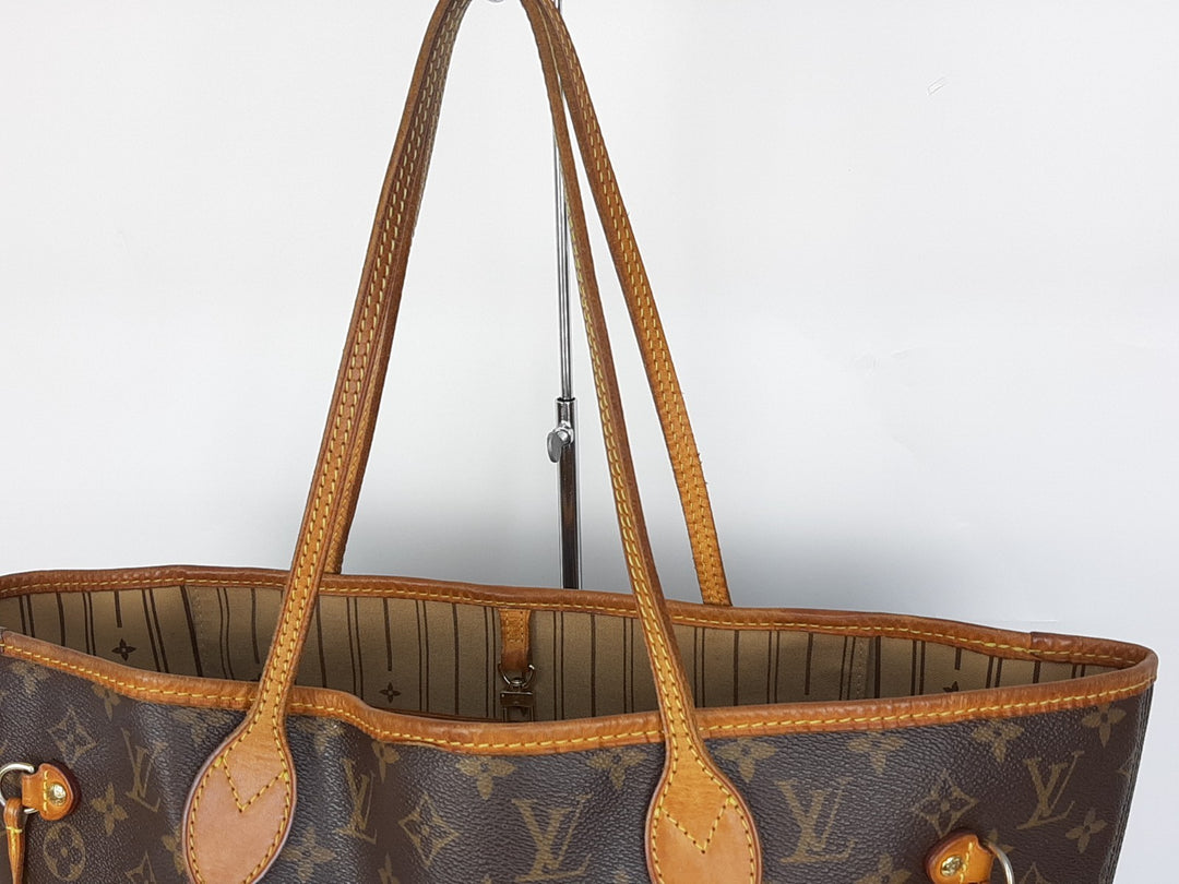 Louis Vuitton Monogram Neverfull MM M40156 Shoulder Bag Brown AR10983