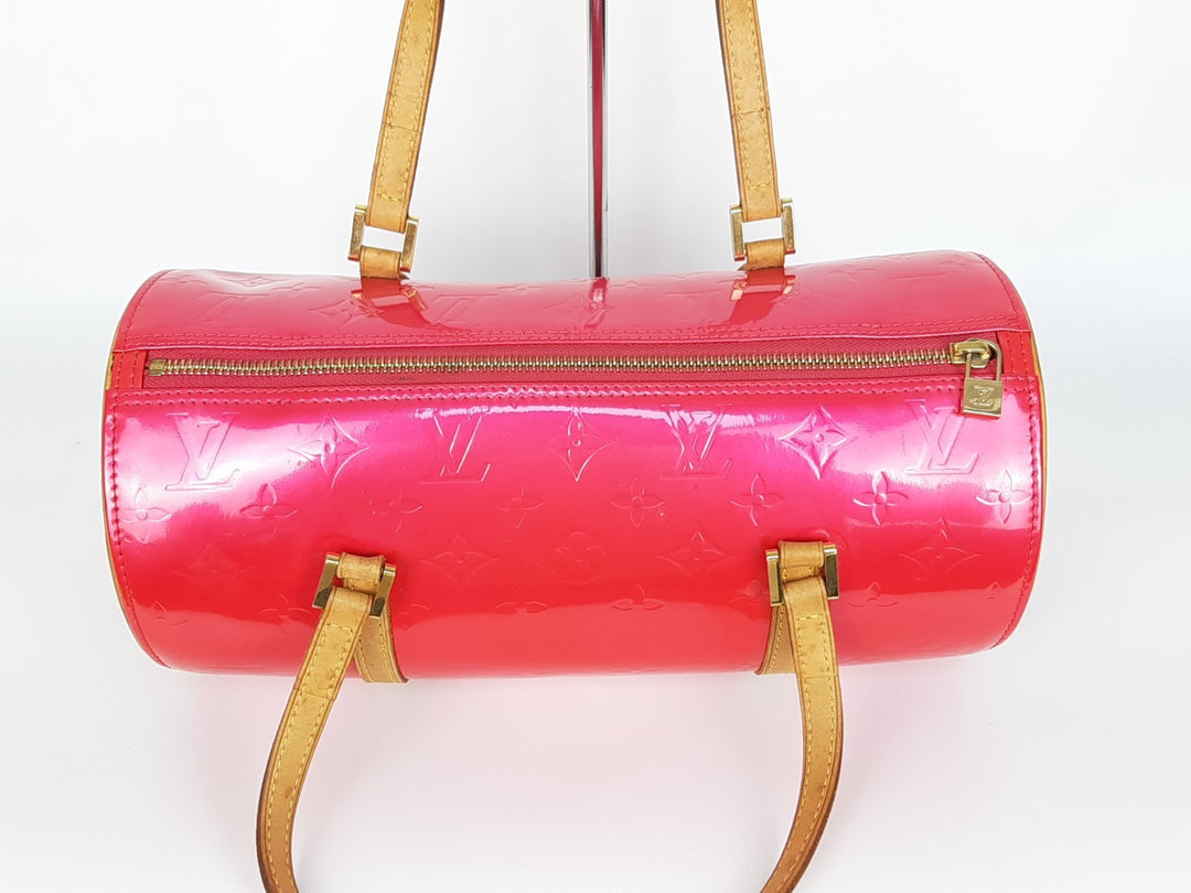 Louis Vuitton Vernis Bedford Hand Bag M9133F Vernis Monogram Pink VI10126