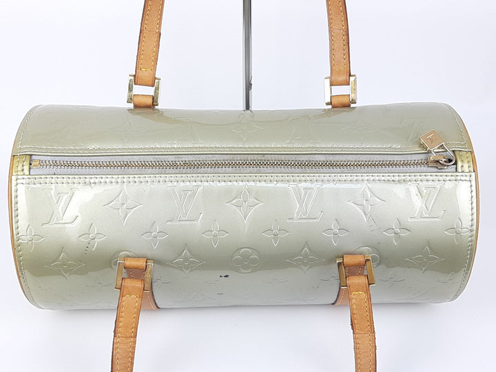 Louis Vuitton Vernis Bedford Hand Bag Vernis Monogram M91331 VI0051 Gray Green5