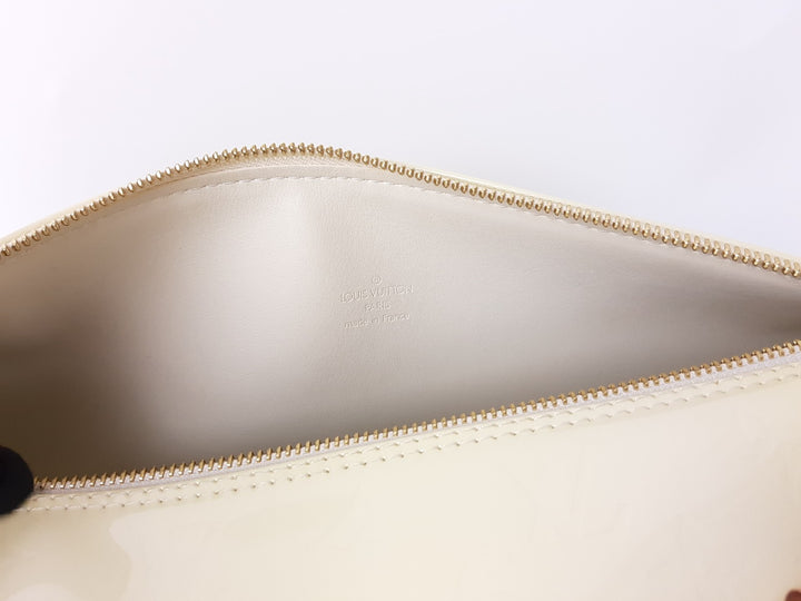 Louis Vuitton Vernis Bedford Hand Bag M91006 Vernis Monogram Yellow VI40078