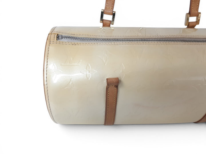 Louis Vuitton Vernis Bedford Hand Bag M91006 Vernis Monogram Yellow VI00362