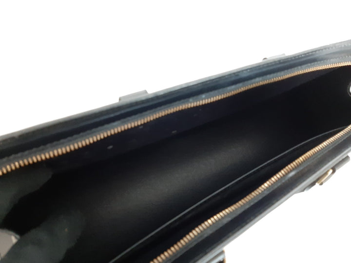 Louis Vuitton Sac Triangle Epi Handbag M52092 Black Gold Hardware MI099213