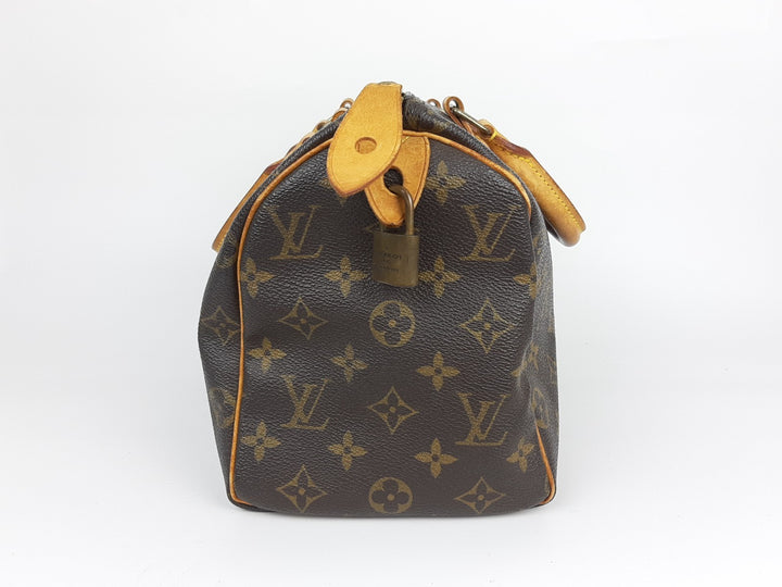 Louis Vuitton Monogram Speedy 25 M41528 Boston Bag Hand Bag SP00744