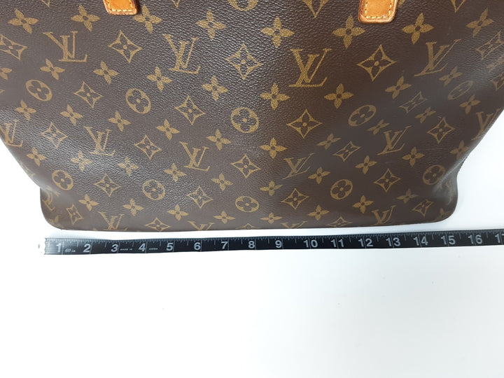 Louis Vuitton Luco Shoulder Tote Bag Monogram Leather Brown M51155 SR002114