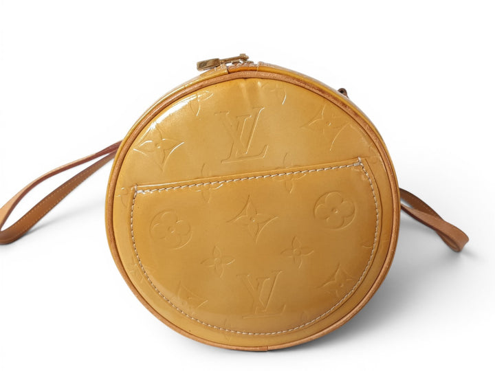 Louis Vuitton Vernis Bedford Hand Bag M91006 Vernis Monogram Yellow Louis VI19182