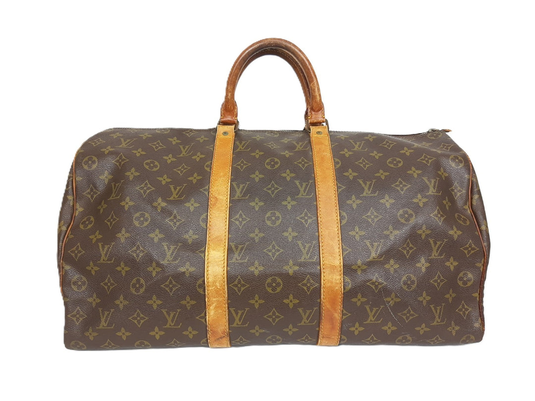 Louis Vuitton Monogram Keepall 50 M41426 Boston Bag SD Authentic0