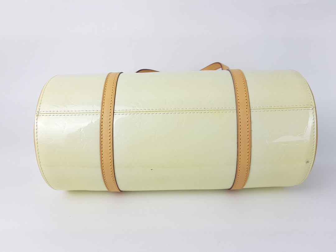 Louis Vuitton Vernis Bedford Hand Bag M91006 Vernis Monogram Yellow VI40075