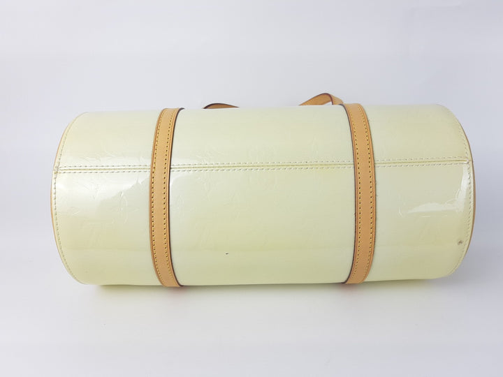 Louis Vuitton Vernis Bedford Hand Bag M91006 Vernis Monogram Yellow VI40075