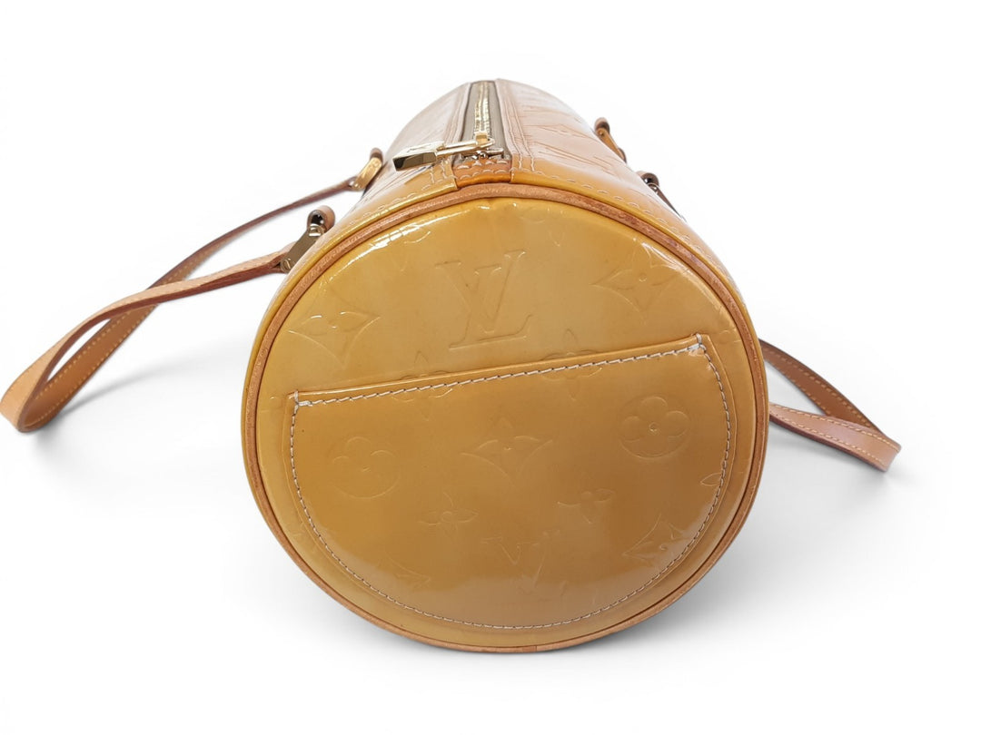 Louis Vuitton Vernis Bedford Hand Bag M91006 Vernis Monogram Yellow Louis VI19183