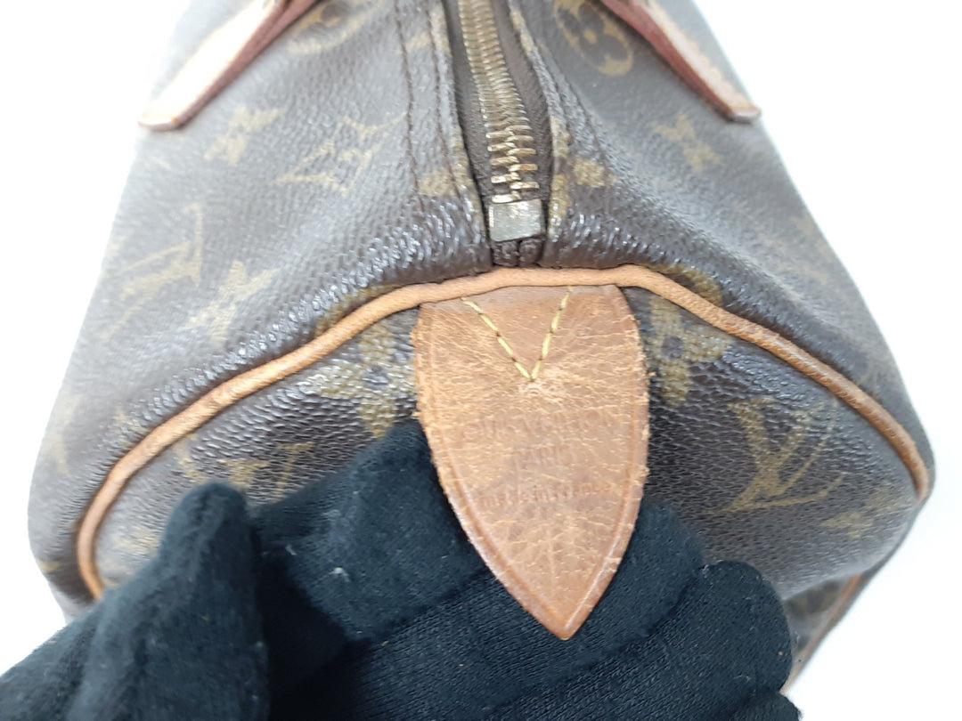 Louis Vuitton Monogram Speedy 30 M41526 Boston Bag Hand Bag TH00663