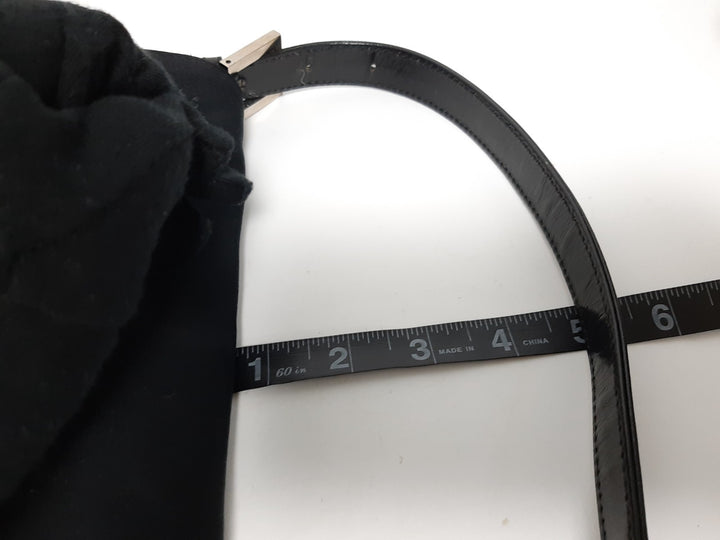 FENDI Zucca Mamma Baguette Shoulder Hand Bag Canvas Leather Black8