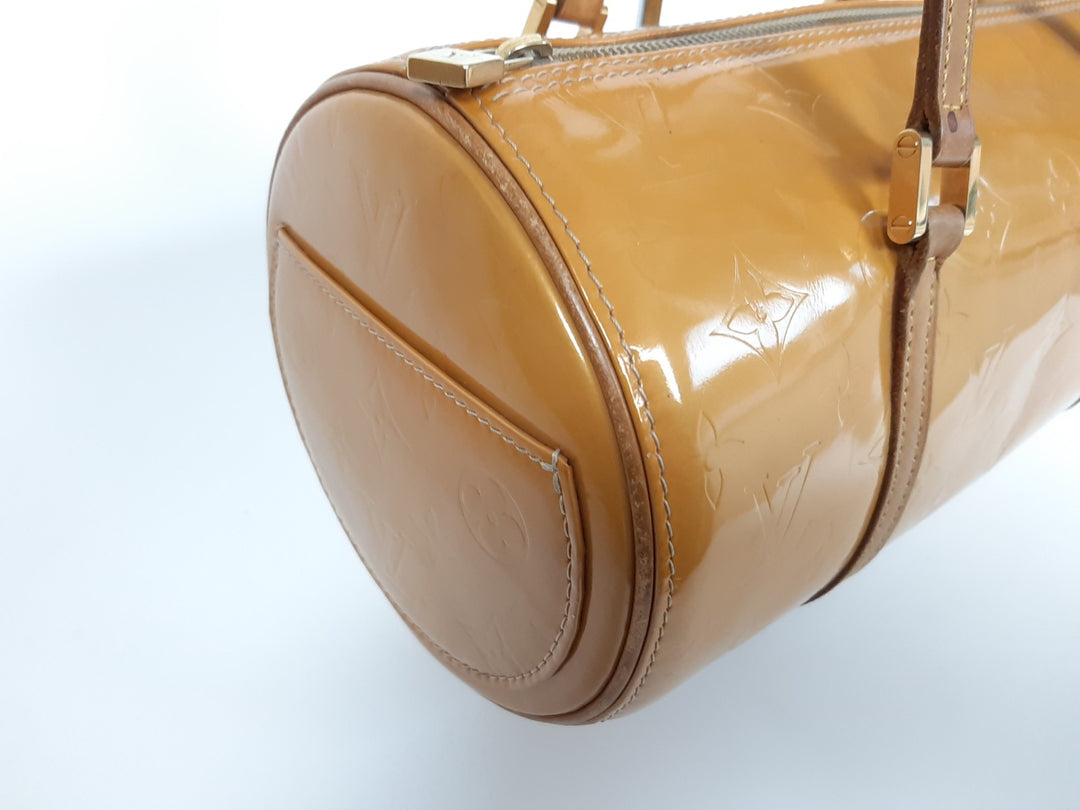 Louis Vuitton Vernis Bedford Hand Bag M91006 Vernis Monogram Yellow VI00711