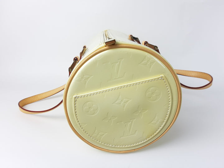 Louis Vuitton Vernis Bedford Hand Bag M91006 Vernis Monogram Yellow VI40072
