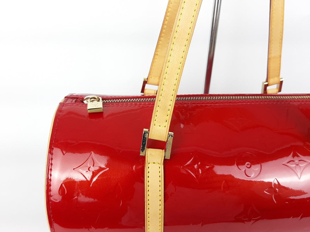 Louis Vuitton Vernis Bedford Hand Bag M9133F Vernis Monogram Pink VI00962