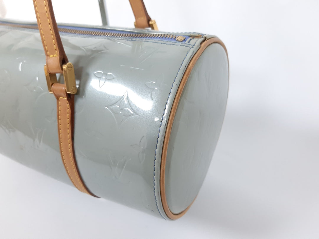Louis Vuitton Vernis Bedford Hand Bag M91309 Vernis Monogram Blue VI00732