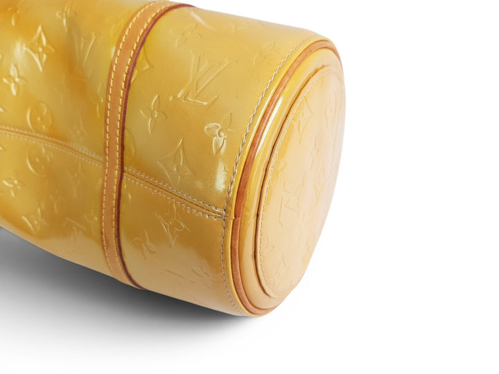 Louis Vuitton Vernis Bedford Hand Bag M91006 Vernis Monogram Yellow VI097910