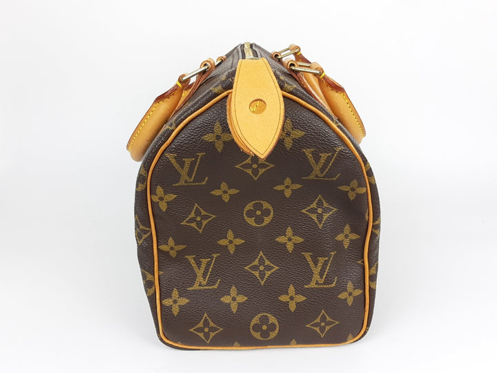 Louis Vuitton Monogram Speedy 25 M41528 Boston Bag Hand Bag SP09193