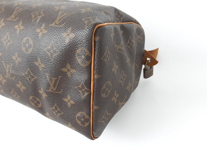 Louis Vuitton Monogram Speedy 25 M41528 Boston Bag Hand Bag SP007410