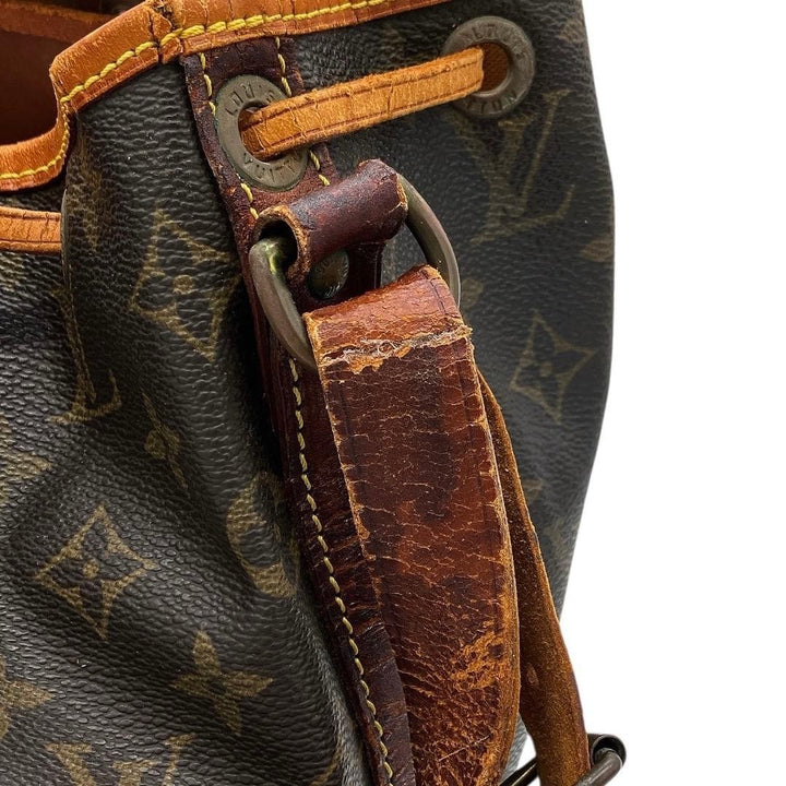 Louis Vuitton Petit Noe M42226 LV Shoulder Bag Brown Monogram PVC Women's14