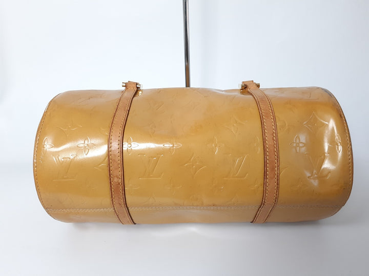 Louis Vuitton Vernis Bedford Hand Bag M91006 Vernis Monogram Yellow VI091910