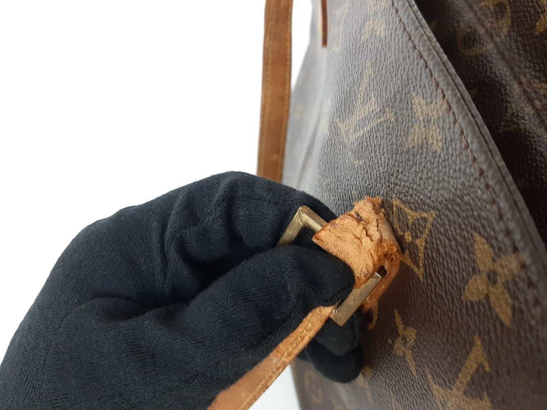 Louis Vuitton Luco Shoulder Tote Bag Monogram Leather Brown M51155 SR00218