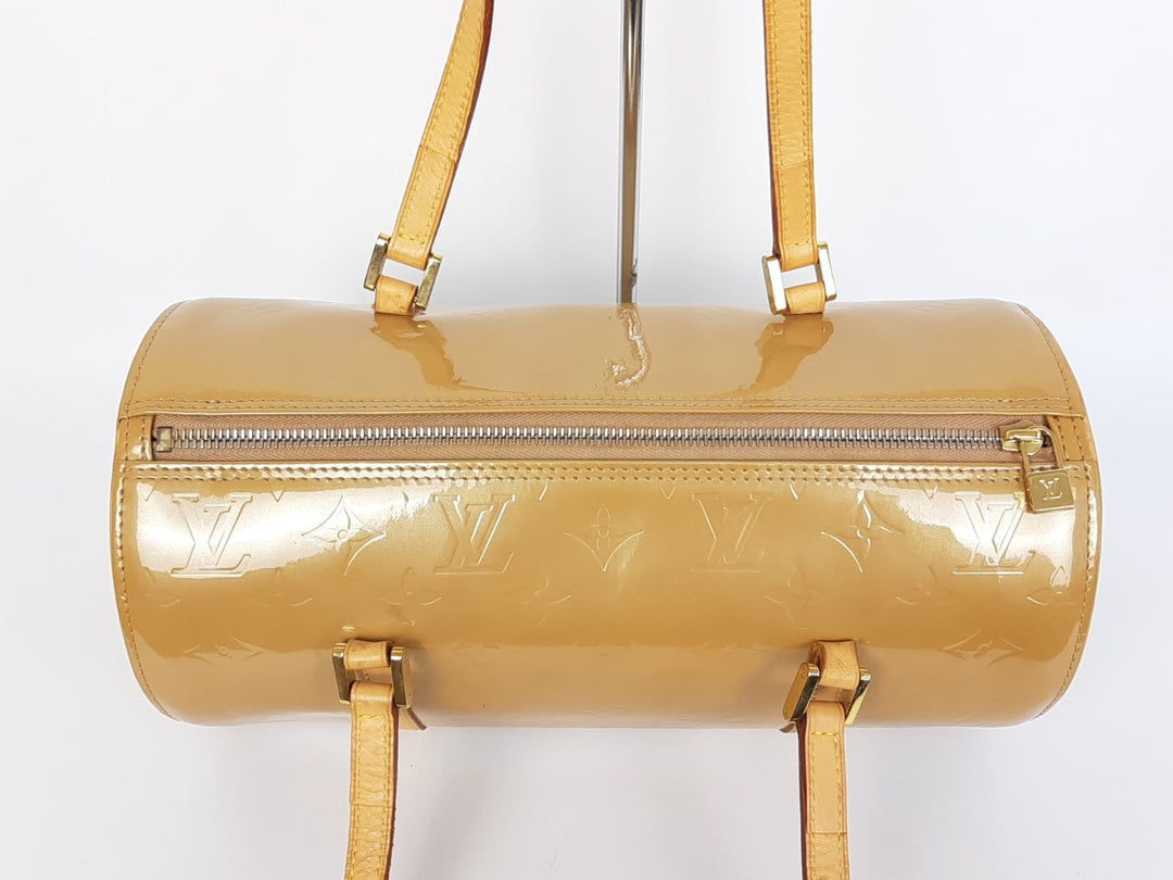 Louis Vuitton Vernis Bedford Hand Bag M91329 Vernis Monogram Brown VI00655