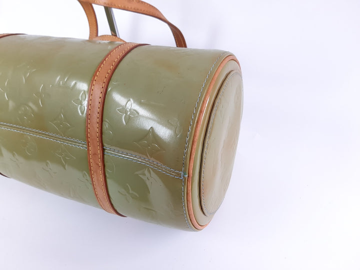 Louis Vuitton Vernis Bedford Hand Bag M91329 Vernis Monogram Green VI092910