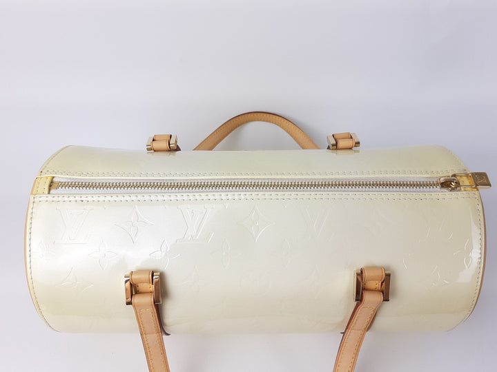 Louis Vuitton Vernis Bedford Hand Bag M91006 Vernis Monogram Yellow VI40074