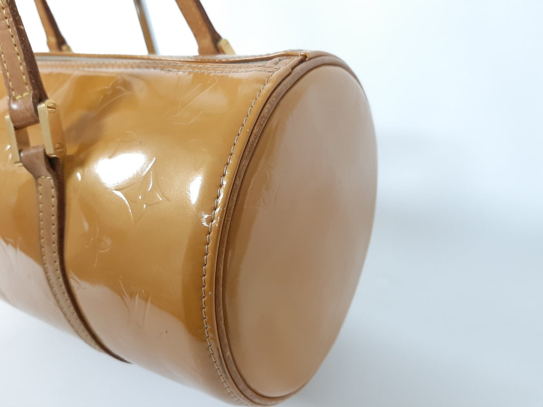Louis Vuitton Vernis Bedford Hand Bag M91006 Vernis Monogram Yellow VI00712