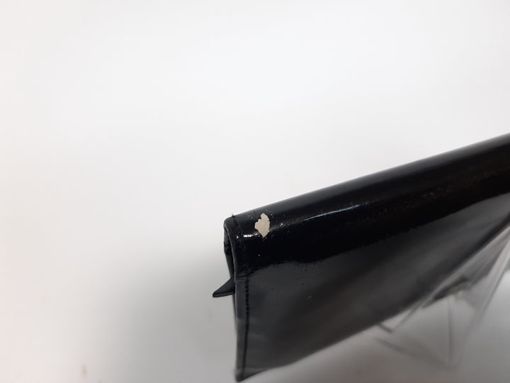 Chanel Patent Leather Long Wallet Black CC Logo Silver8