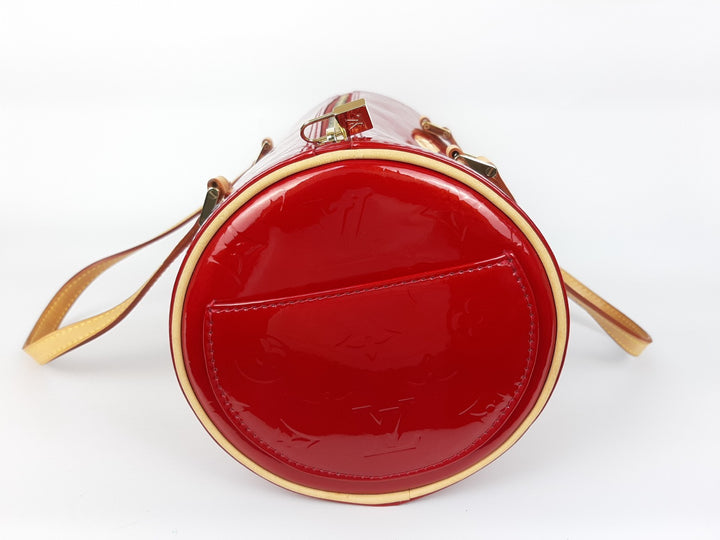 Louis Vuitton Vernis Bedford Hand Bag M9133F Vernis Monogram Pink VI00966