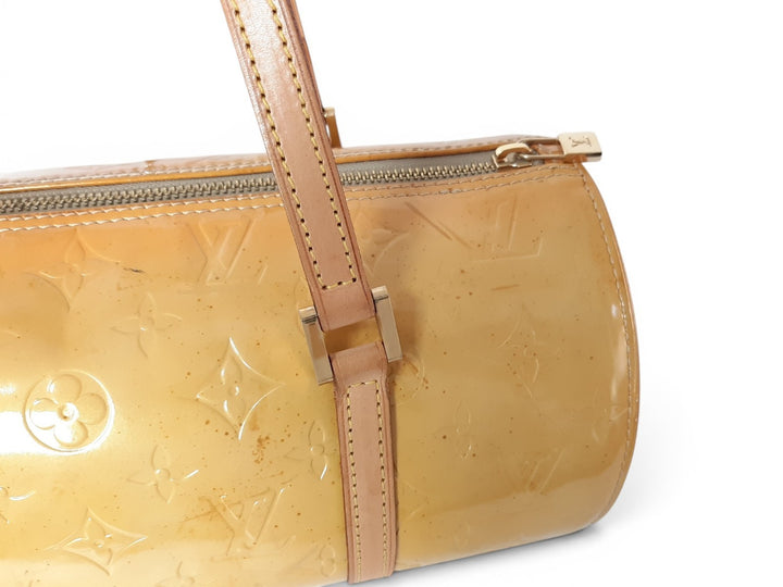 Louis Vuitton Vernis Bedford Hand Bag M91006 Vernis Monogram Yellow Louis VI19194