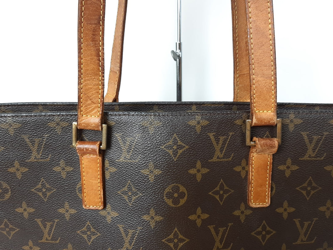 Louis Vuitton Luco Shoulder Tote Bag Monogram Leather Brown M51155 SR00212