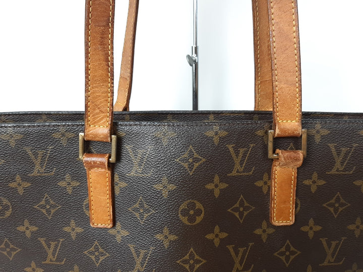 Louis Vuitton Luco Shoulder Tote Bag Monogram Leather Brown M51155 SR00212