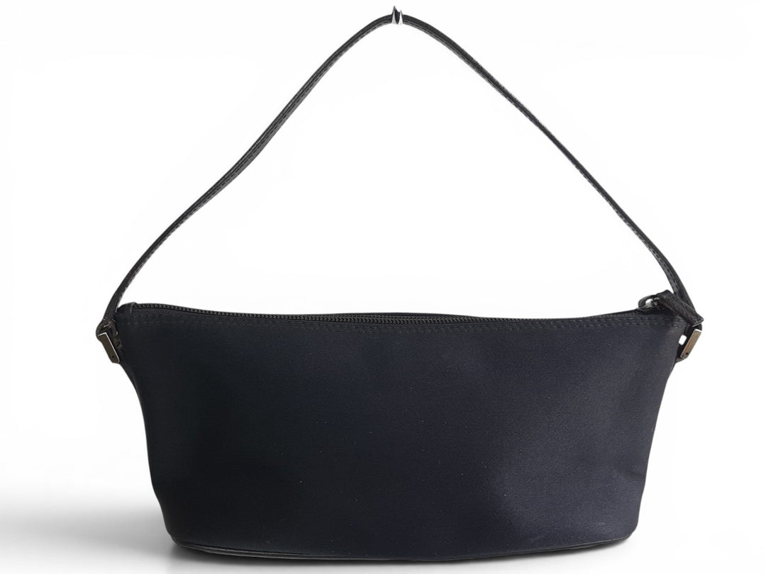 Gucci Bag Accessory Pouch Purse GG Canvas Black Silver Hardware2