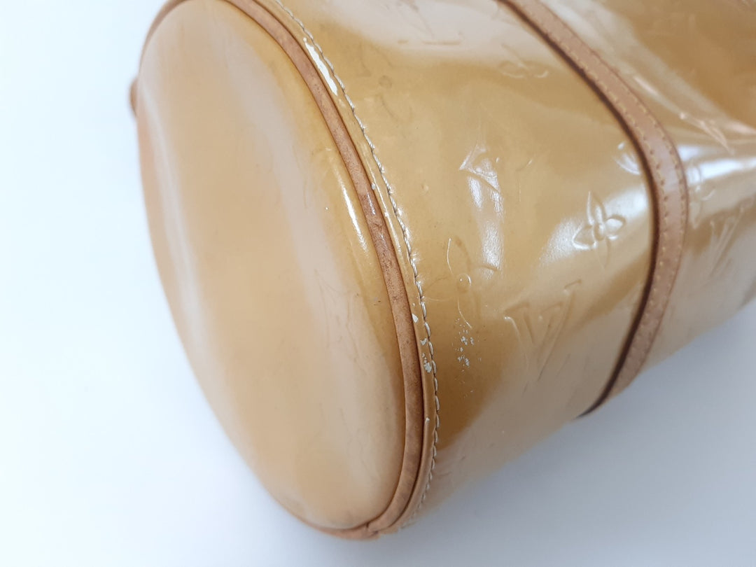 Louis Vuitton Vernis Bedford Hand Bag M91006 Vernis Monogram Yellow VI091911