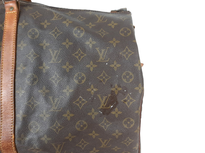LOUIS VUITTON Monogram Keepall Bandouliere 60 Boston Bag M41412 LV Auth6
